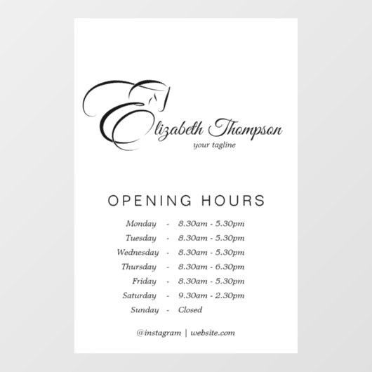 Autocollant Pour Fenêtre Lettre monogramme E Horse (Feuille)