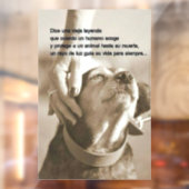 Autocollant Pour Fenêtre Leyenda sobre adoptar (Feuille 2)