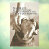 Autocollant Pour Fenêtre Leyenda sobre adoptar (Feuille 3)