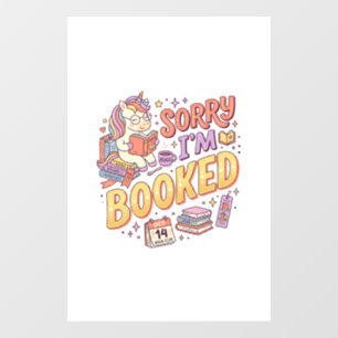 Autocollant Pour Fenêtre Licorne Désolé je suis Réservé Design Zazzle Fanta