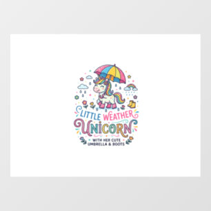 Autocollant Pour Fenêtre Licorne Petit Temps Licorne Tendance Chemise Graph