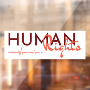 Autocollant Pour Fenêtre Lifeline to Human Rights
