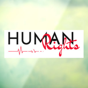 Autocollant Pour Fenêtre Lifeline to Human Rights