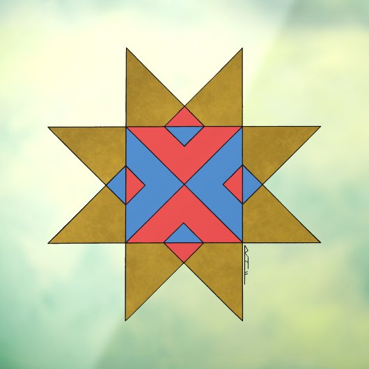 Autocollant Pour Fenêtre Lincolnshire Auseklis Witch Mark (Feuille 3)