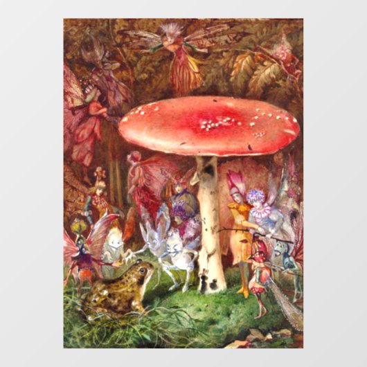 Autocollant Pour Fenêtre L'intrus John Anster Fitzgerald (Feuille)