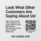 Autocollant Pour Fenêtre Lire les évaluations des clients et laisser une év (Feuille)