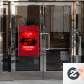 Autocollant Pour Fenêtre Livraison Conteneur Home (Porte de bureau)