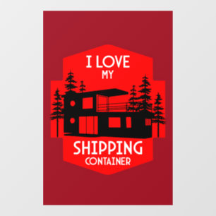 Autocollant Pour Fenêtre Livraison Conteneur Home