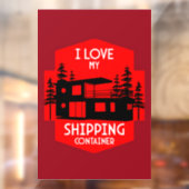 Autocollant Pour Fenêtre Livraison Conteneur Home (Feuille 2)