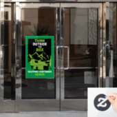 Autocollant Pour Fenêtre Livraison Conteneur Home (Porte de bureau)