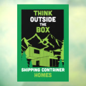 Autocollant Pour Fenêtre Livraison Conteneur Home (Feuille 3)