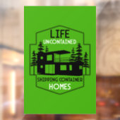 Autocollant Pour Fenêtre Livraison Conteneur Home (Feuille 2)