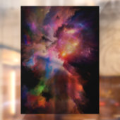 Autocollant Pour Fenêtre L'oeuvre Cloud de SlipperyJoe abstraite surre vibr (Feuille 2)