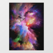 Autocollant Pour Fenêtre L'oeuvre Cloud de SlipperyJoe abstraite surre vibr (Feuille)