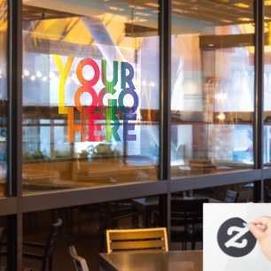 Autocollant Pour Fenêtre Logo d'arrière - plan simple transparent