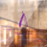Logo de Barber Razor violet