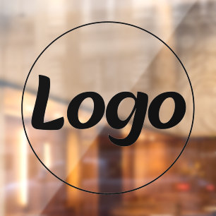 Autocollant Pour Fenêtre Logo de l'entreprise Sur mesure pour les entrepr
