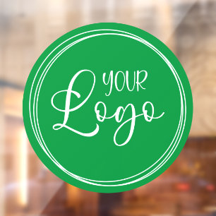 Autocollant Pour Fenêtre Logo d'entreprise contre Green Circle