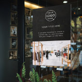 Autocollant Pour Fenêtre Logo d'entreprise Photo promotionnelle professionn