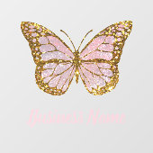 Autocollant Pour Fenêtre logo papillon (Feuille)