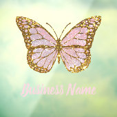 Autocollant Pour Fenêtre logo papillon (Feuille 3)