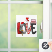 Autocollant Pour Fenêtre Love Doodle, Saint Valentin (Maison)