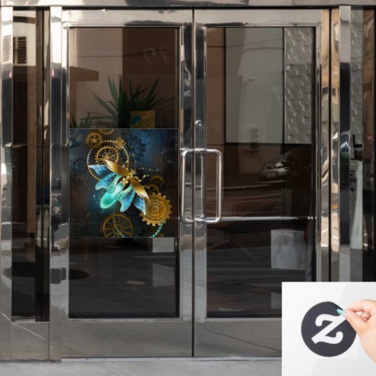 Autocollant Pour Fenêtre Luciole de vapeur (Porte de bureau)