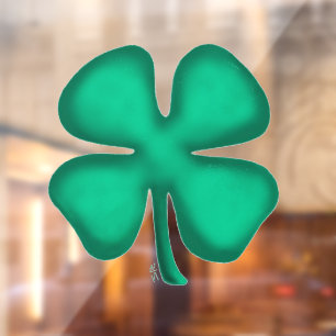 Autocollant Pour Fenêtre Lucky 4 Leaf Irlandais Clover fenêtre serrer le do