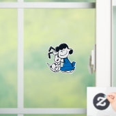 Autocollant Pour Fenêtre Lucy Hugging Snoopy (Maison)
