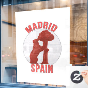 Autocollant Pour Fenêtre Madrid Espagne
