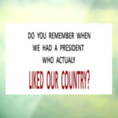 AUTOCOLLANT POUR FENÊTRE MAGA (Feuille 3)