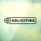 Autocollant Pour Fenêtre Magasin sans démarchage (Feuille 3)