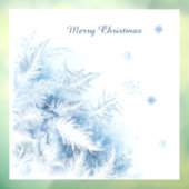 Autocollant Pour Fenêtre Magnifique gelée de Noël d'hiver (Feuille 3)