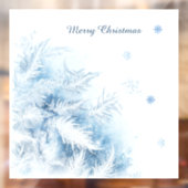 Autocollant Pour Fenêtre Magnifique gelée de Noël d'hiver (Feuille 2)