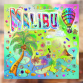 Autocollant Pour Fenêtre Malibu Timeless Melody Window Cling (Feuille 2)