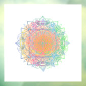 Autocollant Pour Fenêtre Mandala (Feuille 3)