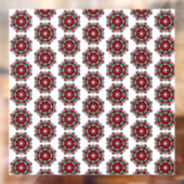 Autocollant Pour Fenêtre Mandala Motif 02 en rose profond (Feuille 2)