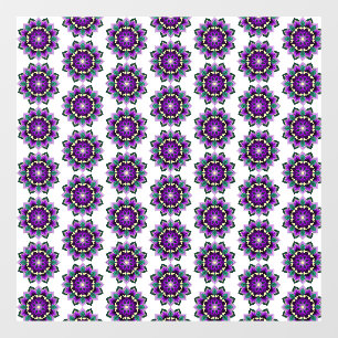 Autocollant Pour Fenêtre Mandala Motif 02 en violet
