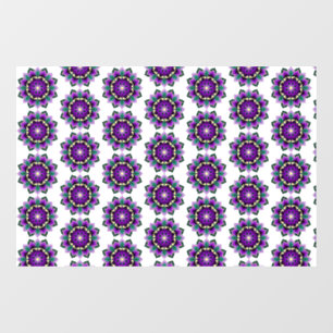Autocollant Pour Fenêtre Mandala Motif 02 en violet