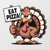 Autocollant Pour Fenêtre Manger Pizza Turquie Clouage de fenêtre (Feuille)