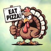 Autocollant Pour Fenêtre Manger Pizza Turquie Clouage de fenêtre (Feuille 3)