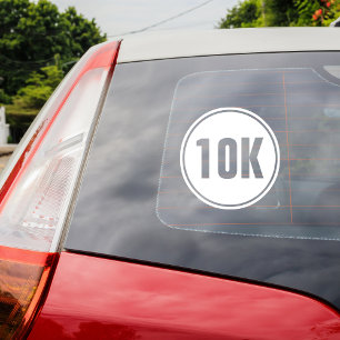 Autocollant Pour Fenêtre Marathon 10K