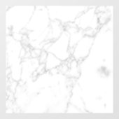 Autocollant Pour Fenêtre Marbre Blanc (Feuille)