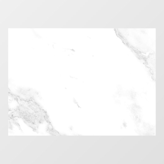 Autocollant Pour Fenêtre Marbre Blanc (Feuille)