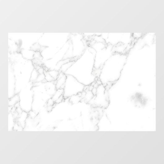 Autocollant Pour Fenêtre Marbre Blanc (Feuille)