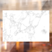 Autocollant Pour Fenêtre Marbre Blanc (Feuille 2)