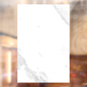 Autocollant Pour Fenêtre Marbre Blanc (Feuille 2)