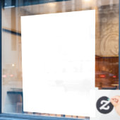 Autocollant Pour Fenêtre Marbre Blanc (Fenêtre de café)
