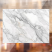 Autocollant Pour Fenêtre Marbre Blanc (Feuille 2)