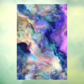 Autocollant Pour Fenêtre Marbre coloré (Feuille 3)